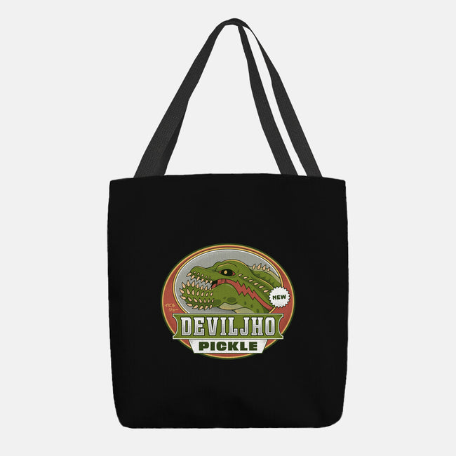 Deviljho Pickle Emblem-None-Basic Tote-Bag-LAGELANTEE