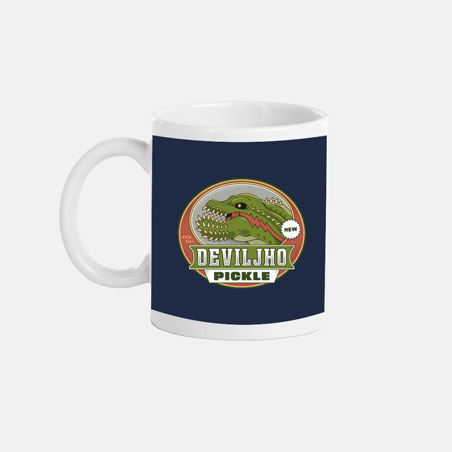 Deviljho Pickle Emblem-None-Mug-Drinkware-LAGELANTEE