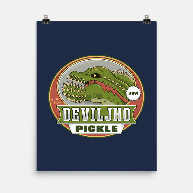 Deviljho Pickle Emblem-None-Matte-Poster-LAGELANTEE