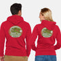 Deviljho Pickle Emblem-Unisex-Zip-Up-Sweatshirt-LAGELANTEE