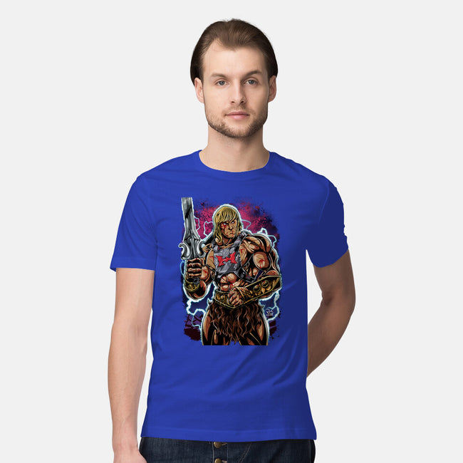 Hero Of The Greyskull-Mens-Premium-Tee-Nihon Bunka