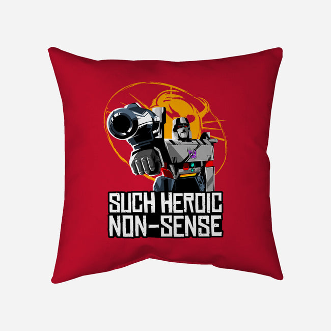 Such Heroic Non-Sense-None-Removable Cover w Insert-Throw Pillow-manoystee