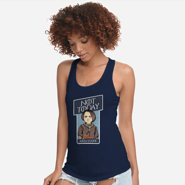 Faceless Assassin-Womens-Racerback-Tank-P1yu5h