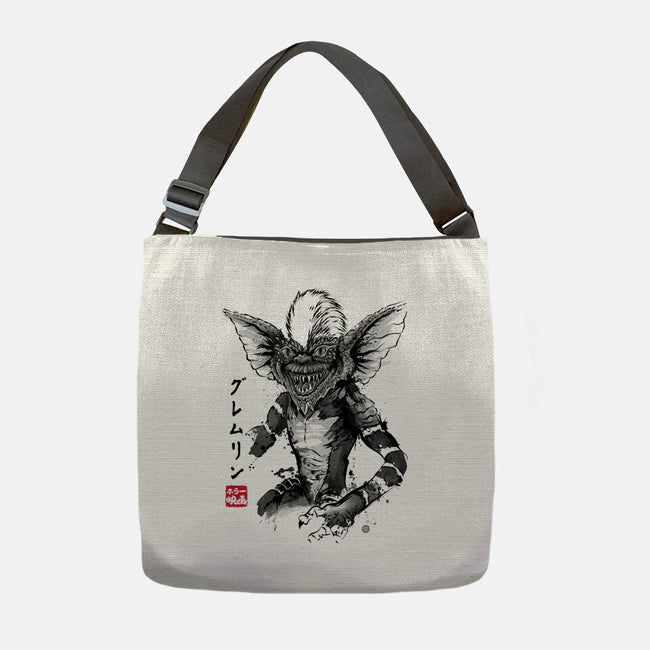 Kingston Falls Creature Sumi-e-None-Adjustable Tote-Bag-DrMonekers