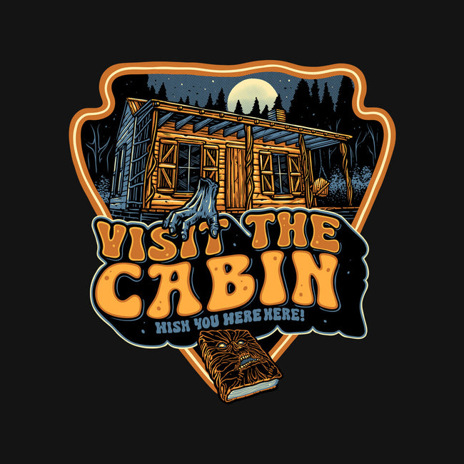 Visit The Cabin-Unisex-Baseball-Tee-glitchygorilla