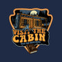 Visit The Cabin-None-Polyester-Shower Curtain-glitchygorilla