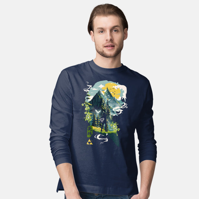 Ballad Of The Hero-Mens-Long Sleeved-Tee-Arinesart