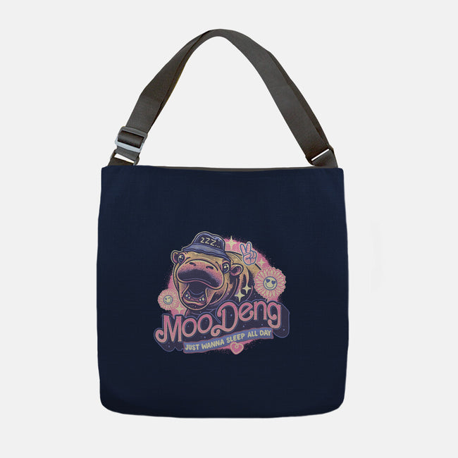 Just Wanna Sleep All Day-None-Adjustable Tote-Bag-glitchygorilla