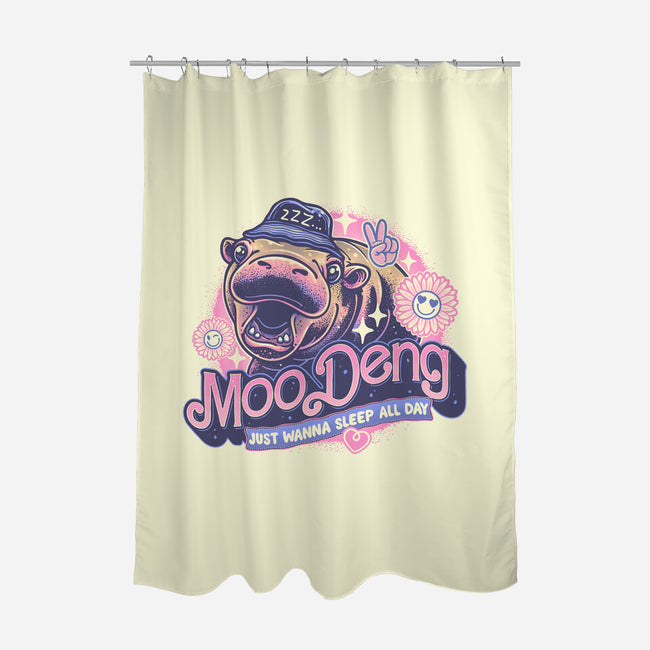 Just Wanna Sleep All Day-None-Polyester-Shower Curtain-glitchygorilla