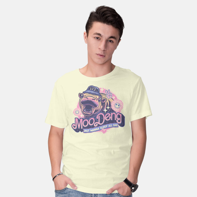 Just Wanna Sleep All Day-Mens-Basic-Tee-glitchygorilla