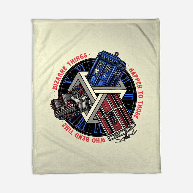 Time Benders-None-Fleece-Blanket-glitchygorilla