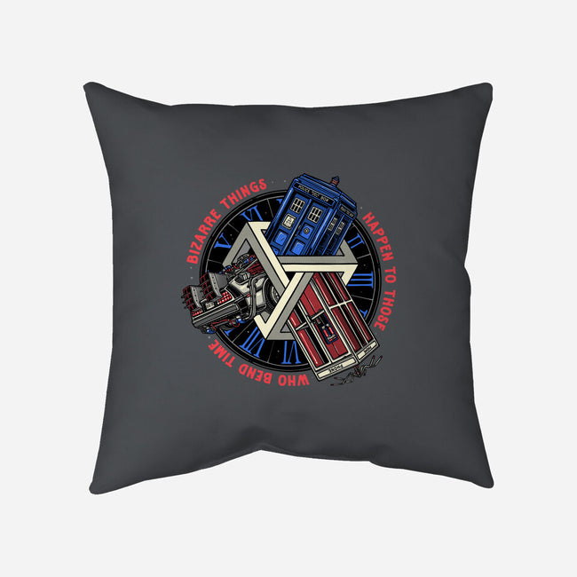 Time Benders-None-Removable Cover w Insert-Throw Pillow-glitchygorilla