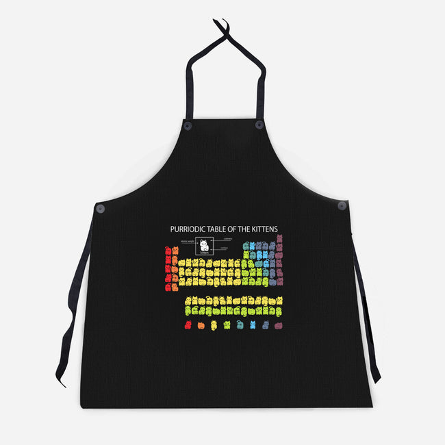 Purriodic Table Of The Kittens-Unisex-Kitchen-Apron-Vallina84