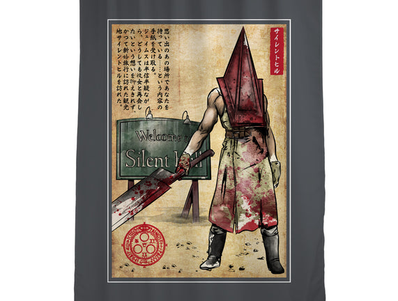 Pyramid Head Woodblock