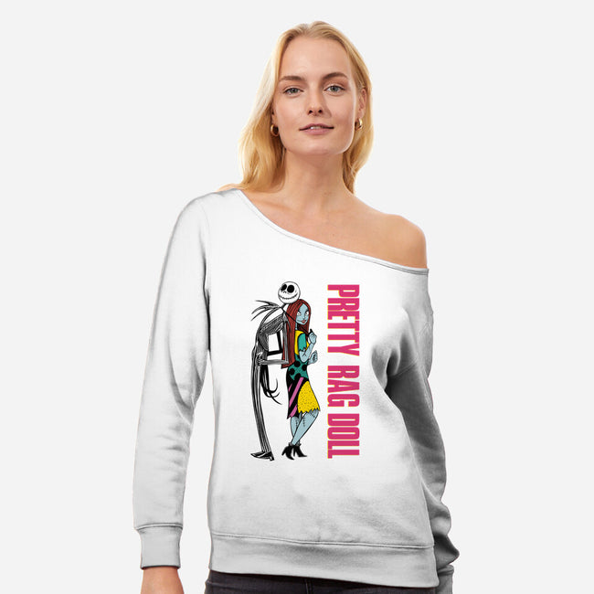 Pretty Couple-Womens-Off Shoulder-Sweatshirt-joerawks