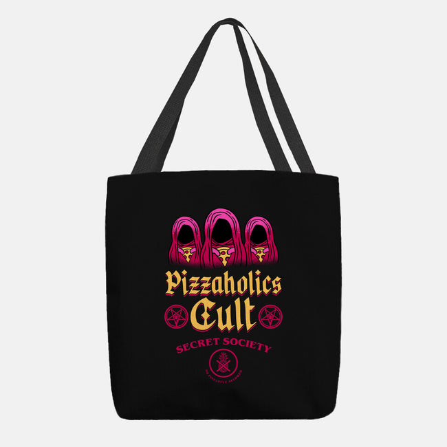 Pizzaholics Cult Secret Society-None-Basic Tote-Bag-sachpica