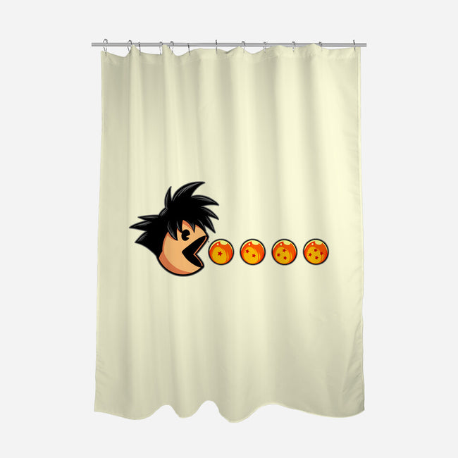 Eat Like Saiyan-None-Polyester-Shower Curtain-spoilerinc