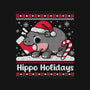 Hippo Holidays-Unisex-Basic-Tank-NemiMakeit