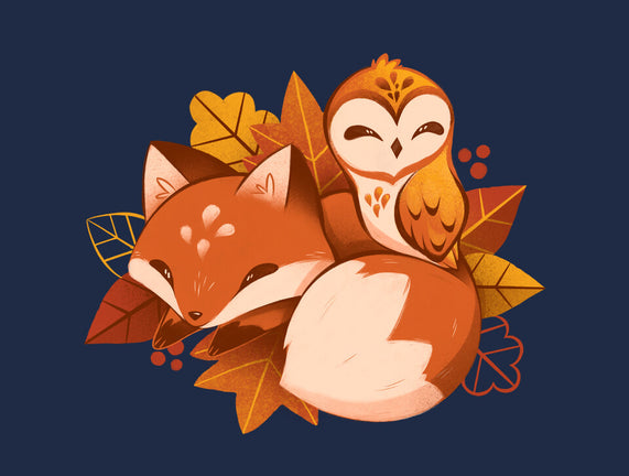 Fox And Owl Autumn