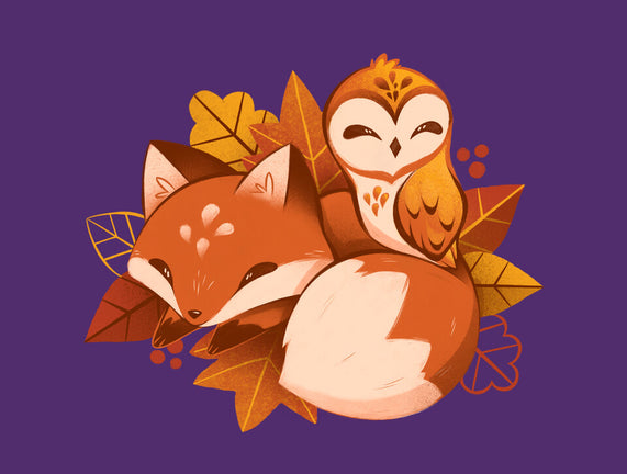 Fox And Owl Autumn