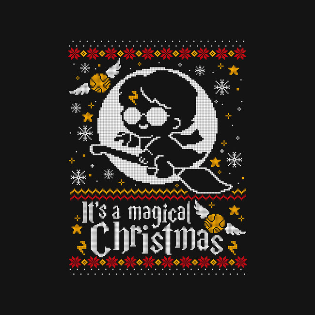 Magic Night Christmas-Womens-Off Shoulder-Sweatshirt-NemiMakeit