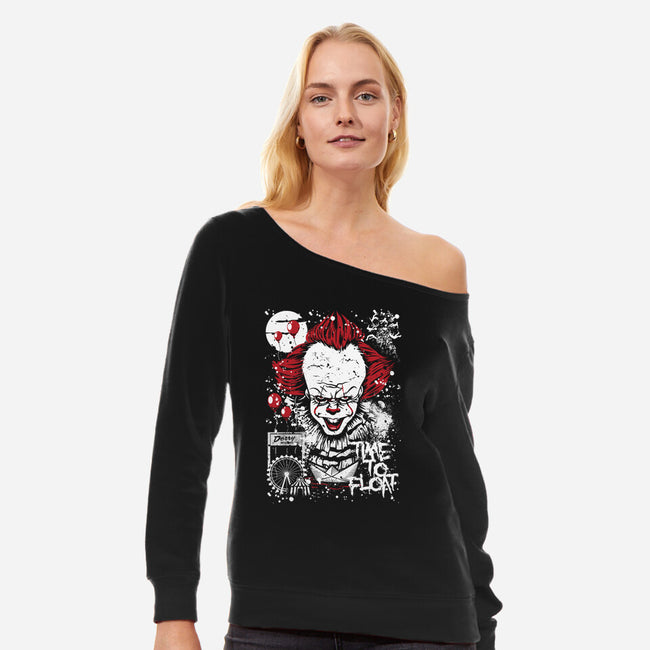 Join Me In The Woods-Womens-Off Shoulder-Sweatshirt-Arinesart