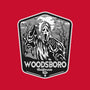 Woodsboro Badge-Womens-Off Shoulder-Sweatshirt-CarloJ1956