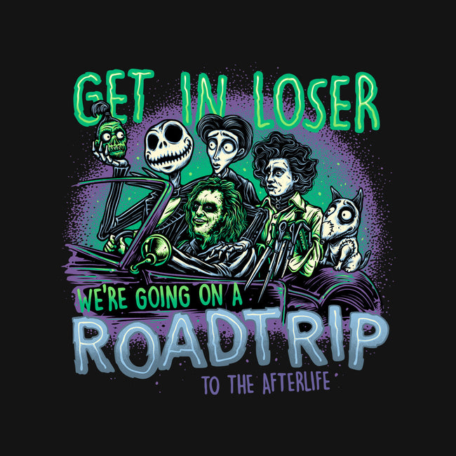 Road Trip To The Afterlife-None-Polyester-Shower Curtain-glitchygorilla