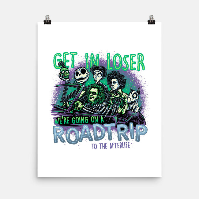 Road Trip To The Afterlife-None-Matte-Poster-glitchygorilla