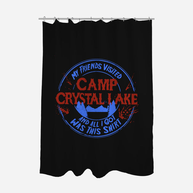 Camp Crystal Lake Souvenir-None-Polyester-Shower Curtain-estudiofitas