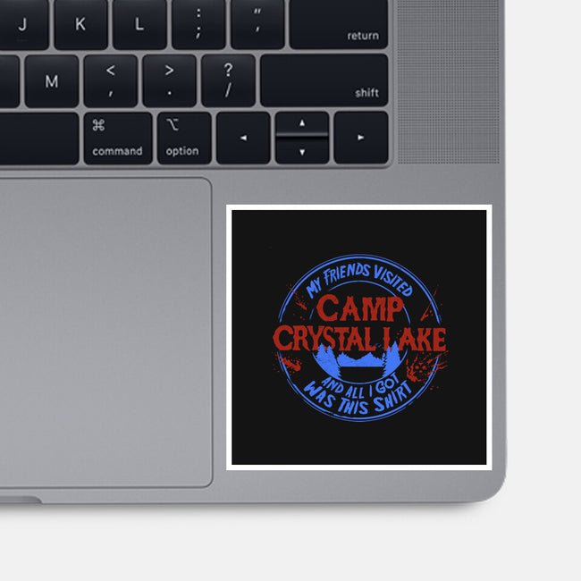 Camp Crystal Lake Souvenir-None-Glossy-Sticker-estudiofitas