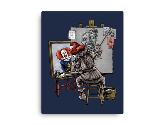 Triple Clown Portrait