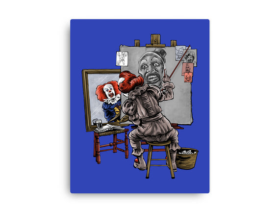 Triple Clown Portrait