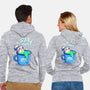 Marshmallow Time-Unisex-Zip-Up-Sweatshirt-Donnie