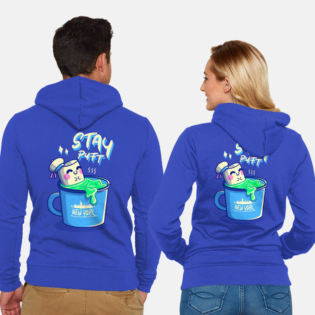 Marshmallow Time-Unisex-Zip-Up-Sweatshirt-Donnie