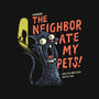 The Neighbor Ate My Pets-None-Removable Cover w Insert-Throw Pillow-Wenceslao A Romero