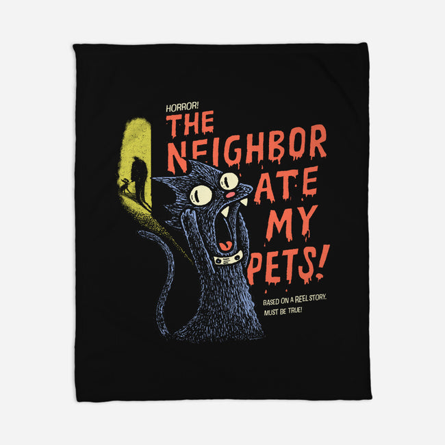 The Neighbor Ate My Pets-None-Fleece-Blanket-Wenceslao A Romero