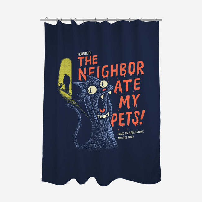 The Neighbor Ate My Pets-None-Polyester-Shower Curtain-Wenceslao A Romero