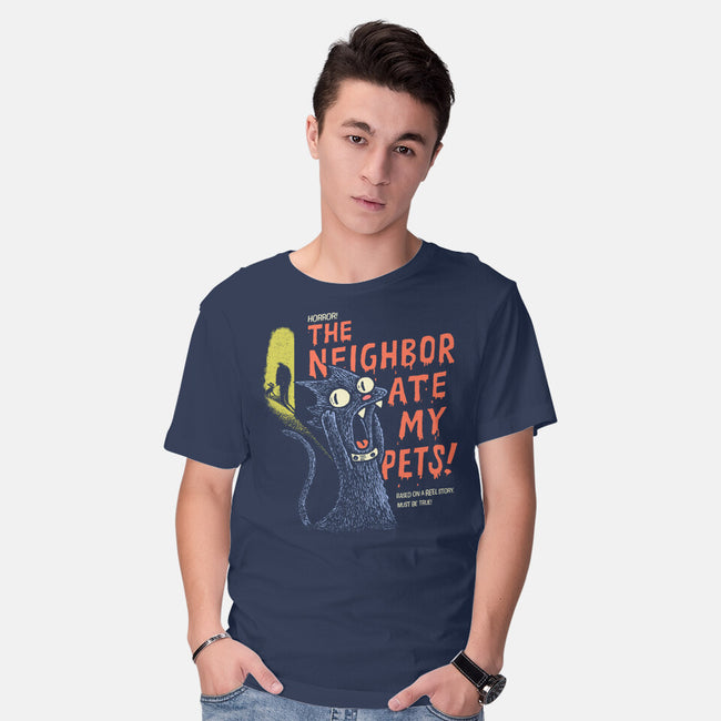 The Neighbor Ate My Pets-Mens-Basic-Tee-Wenceslao A Romero