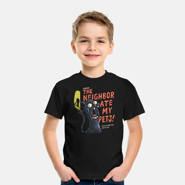 The Neighbor Ate My Pets-Youth-Basic-Tee-Wenceslao A Romero