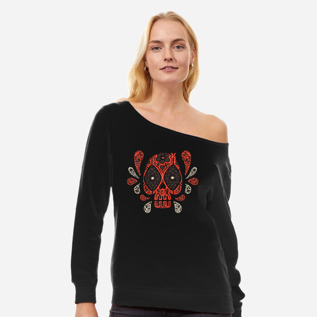 Dia De Las Chimichangas-Womens-Off Shoulder-Sweatshirt-Wenceslao A Romero