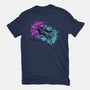 Neon Spaceship-Unisex-Basic-Tee-nickzzarto