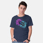 Neon Spaceship-Mens-Basic-Tee-nickzzarto