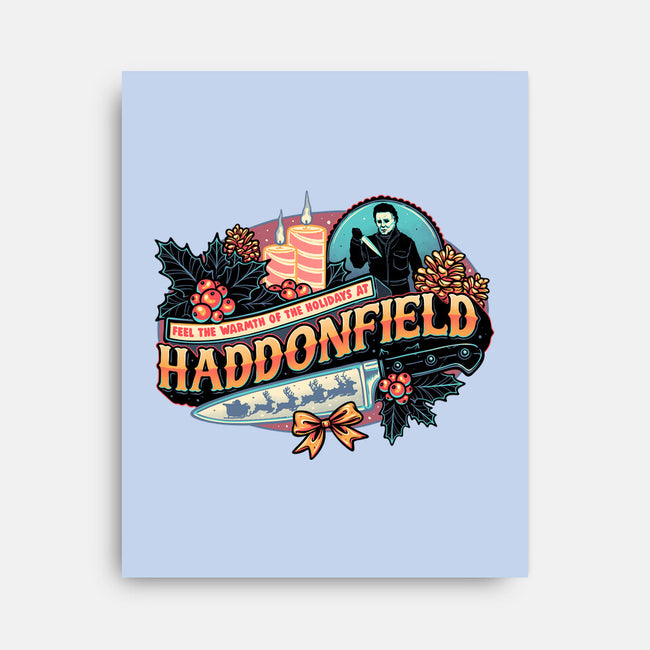 Haddonfield Holidays-None-Stretched-Canvas-glitchygorilla