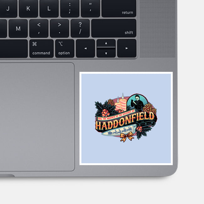 Haddonfield Holidays-None-Glossy-Sticker-glitchygorilla