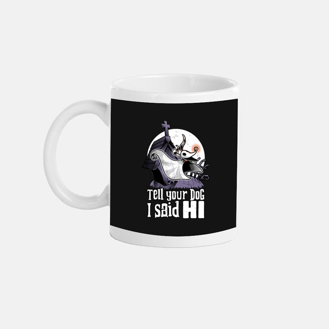 Ghost Animation Dog-None-Mug-Drinkware-Studio Mootant