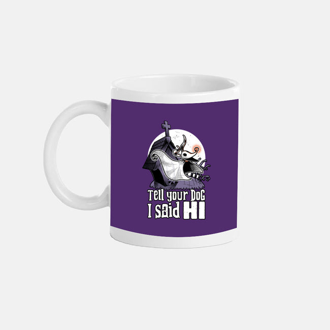 Ghost Animation Dog-None-Mug-Drinkware-Studio Mootant