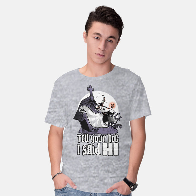 Ghost Animation Dog-Mens-Basic-Tee-Studio Mootant