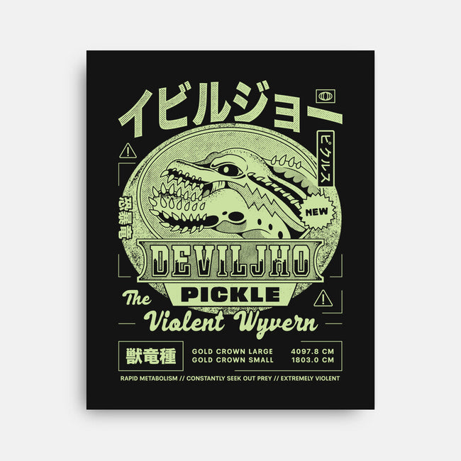 Deviljho Pickle Grunge-None-Stretched-Canvas-LAGELANTEE