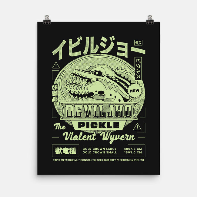 Deviljho Pickle Grunge-None-Matte-Poster-LAGELANTEE